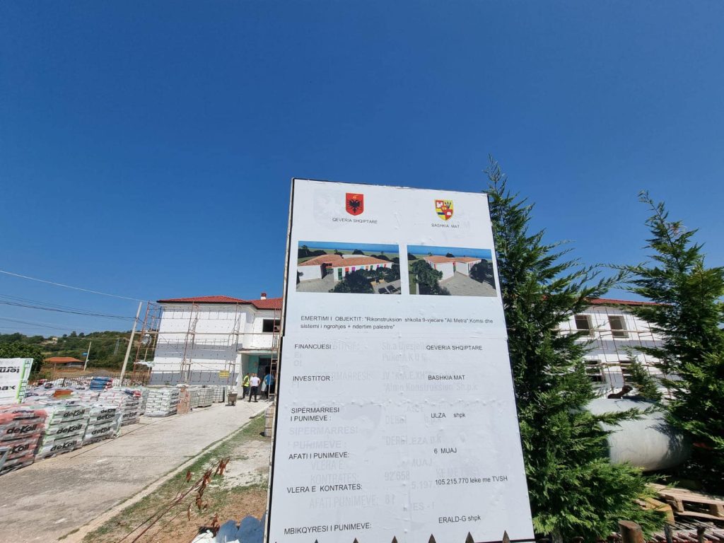 FOTO/ Shkolla 9-vjeçare “Ali Metra'', godina e radhës në listën e shkollave që po rindërtohen në Mat 7 457031359 1052795510178997 739820969911779628 n