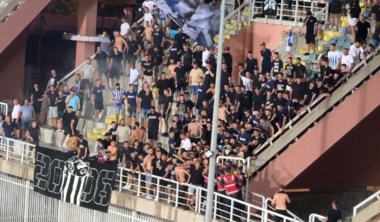 Grushta mes tifozëve dhe policisë gjatë ndeshjes “Vllaznia-Tirana”, 4 në pranga IMG 5923