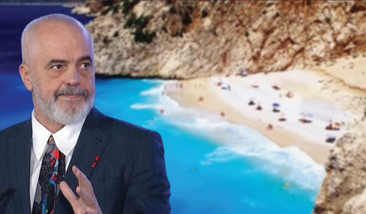 Edi Rama publikon shkrimin e revistës së huaj: Plazhi më ujin blu në botë gjendet në Shqipëri edi rama 752x440 1