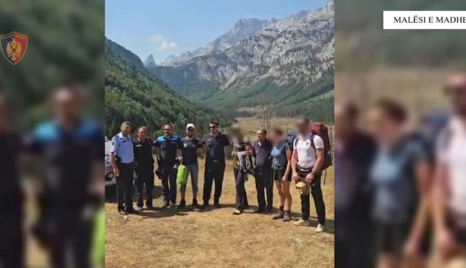 2 turistët belgë mbetën të bllokuar në liqenin e Shtrazës, policia katër ore operacion për shpëtimin turistet
