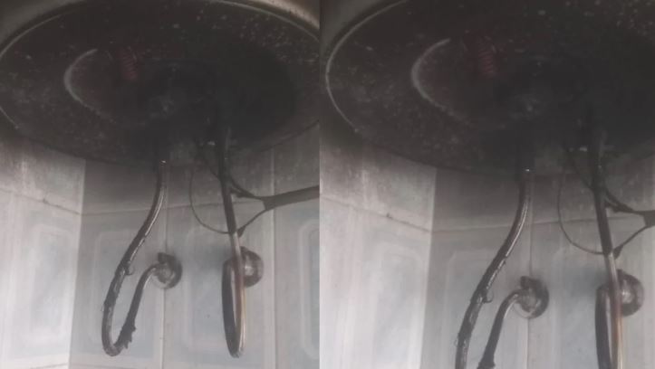 Shkëndija elektrike djeg shtëpinë në Pogradec Capture 38