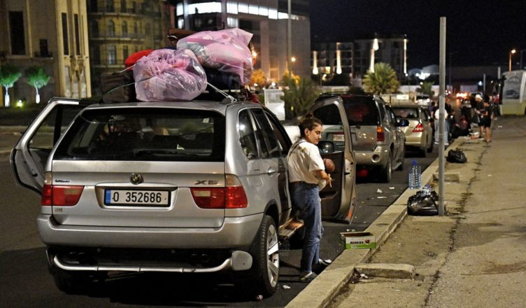 Mijëra qytetarë në Liban lëvizin në veri për t’i shpëtuar goditjeve të Izraelit IMG 8881