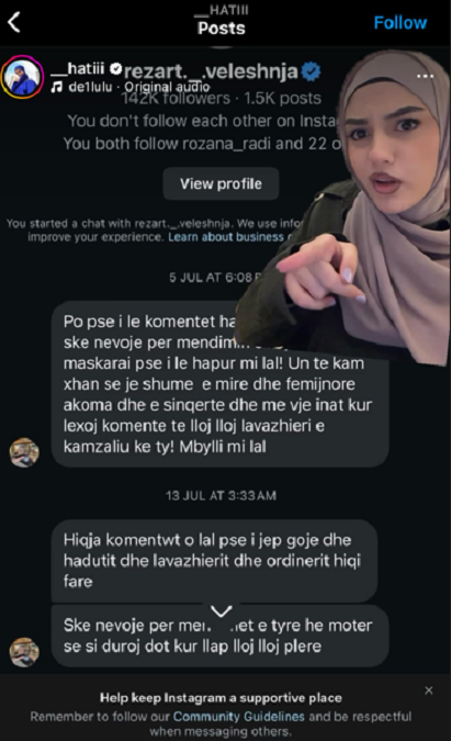 Ai u shpreh se nuk e pranonte në fe, Hati nxjerr mesazhet që i shkruante Rezarti 1 mesazhe