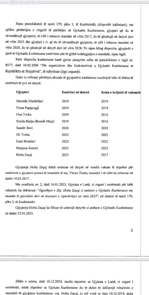 I përfundon mandati? Letra që Zaçaj i nis Komisionit të Venecias 2 IMG 0357