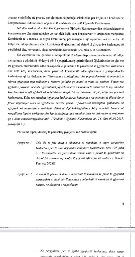 I përfundon mandati? Letra që Zaçaj i nis Komisionit të Venecias 4 IMG 0359