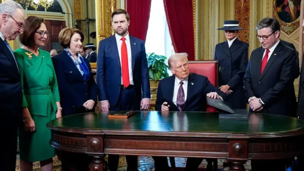 Tetë urdhrat që firmosi Trump sapo mori detyrën si President i Amerikës 025c4950 d776 11ef 9fd6 0be88a764111 sd