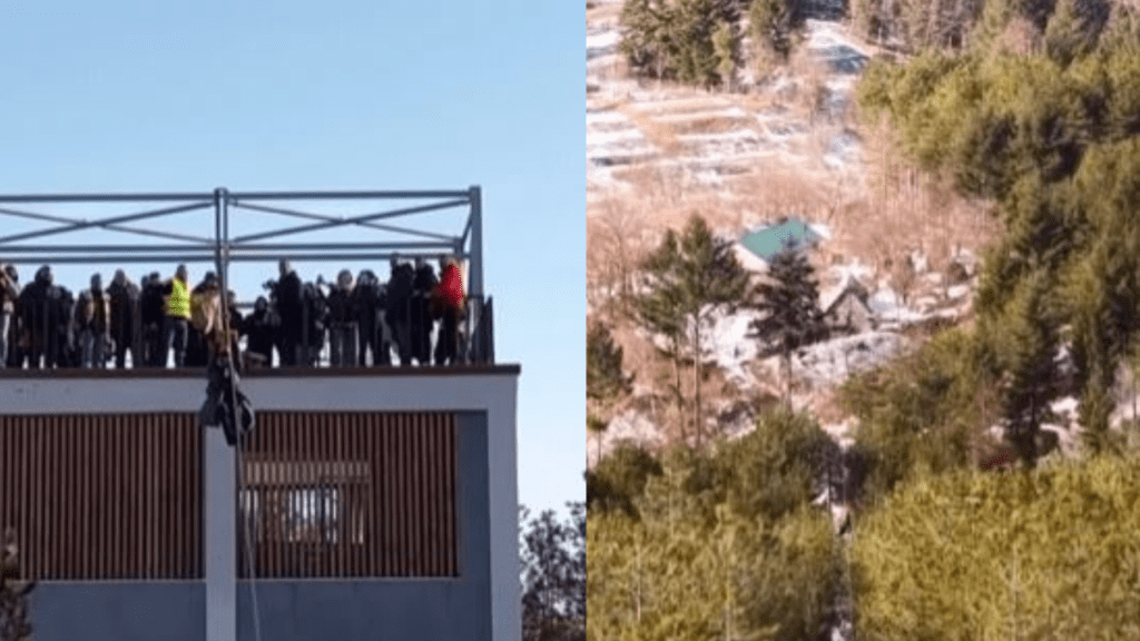 Rama publikon videon e zipline-t të instaluar në Pukë foto 2
