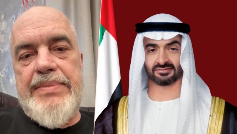 Presidenti i Emirateve të Bashkuara Arabe vjen në Tiranë, Rama: Donatori më i madh dhe mik i shqiptarëve 1740245465 sheikhmohamedbinzayedalnahyanedirama
