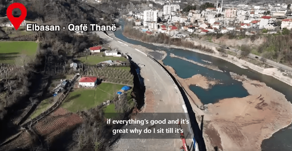Rama ndan pamjet nga kantieri i rrugës Elbasan-Qafë Thanë Screenshot 2025 02 13 082212