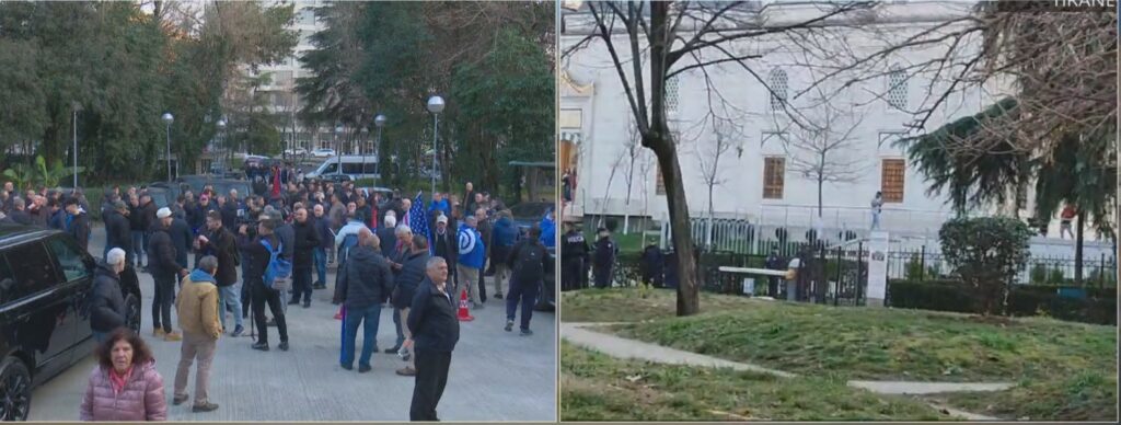 Nis protesta, e para për këtë vit nga PD para Kryeministrisë protesta 1024x388 1