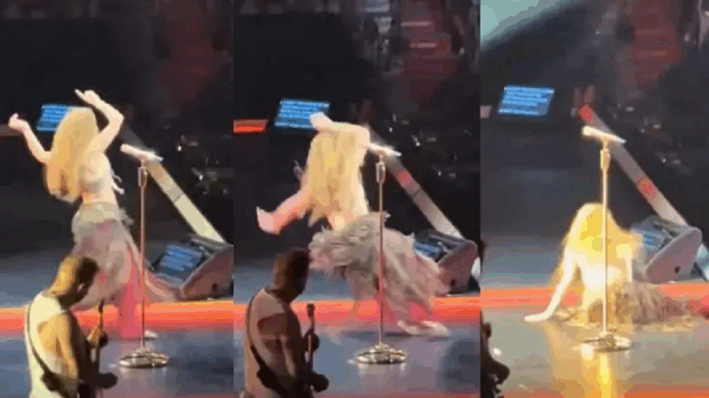 Çfarë ndodhi? Shakira rrëzohet në skenë në mes të koncertit! 07 2