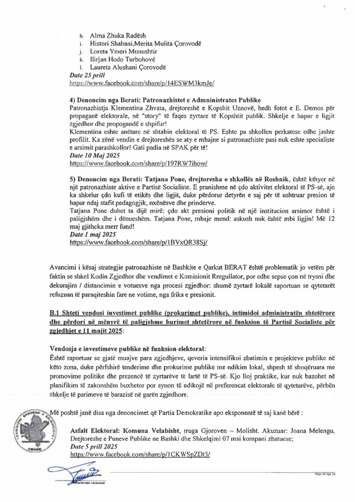 2025 4886 PD Kerkese Ankimore Kundershtim i Vendimit 1319 te KSHZ per Rezultatin QARKU BERAT page 0010