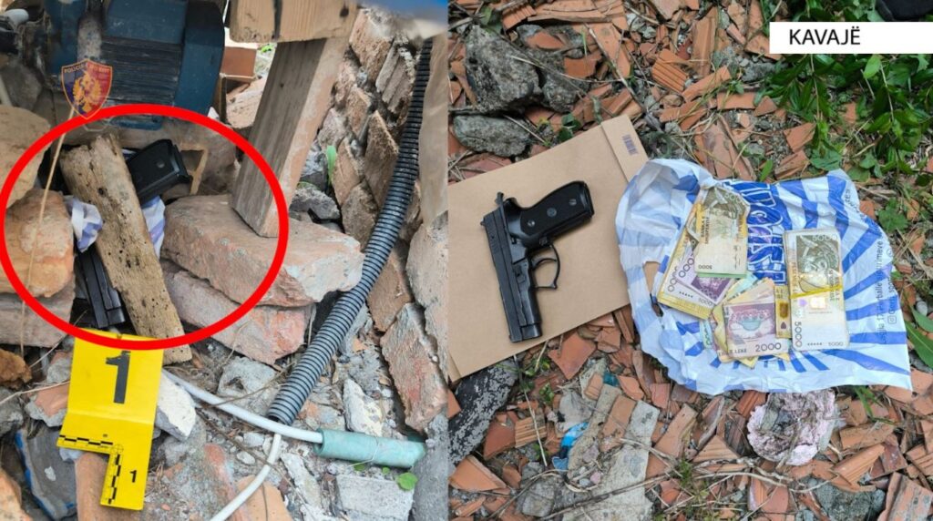 Plagosi çiftin e bashkëshortëve pas sherrit për qenin, Policia gjen pistoletën e autorit 6843292eca38fkavajeeee