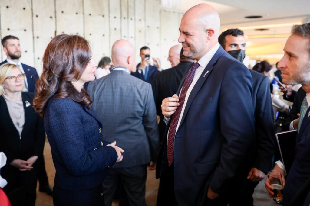 Kryeparlamentarja Spiropali me kreun e Knesset të Izraelit: Bashkëpunimi po zgjerohet në fusha me rëndësi strategjike 3 525916275 1308083504017414 64142472103055945 n