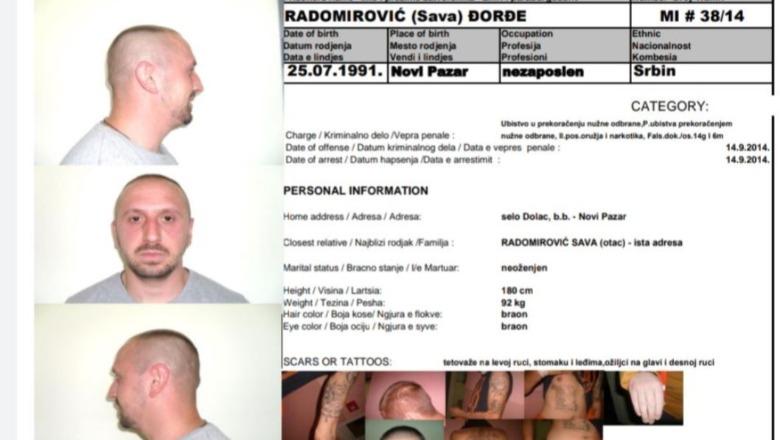 I dënuar për vrasje, serbi arratiset nga qendra e paraburgimit 1754592287 gjorgjeradomirovic