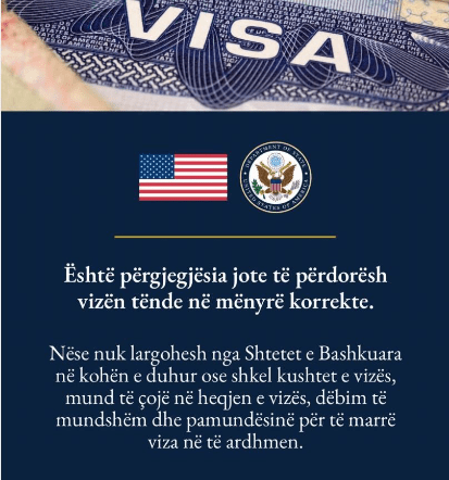 Ambasada e Amerikës apel qytetarëve: Përdore vizën korrekt, respekto kushtet dhe afatin e qëndrimit 1 IMG 2433