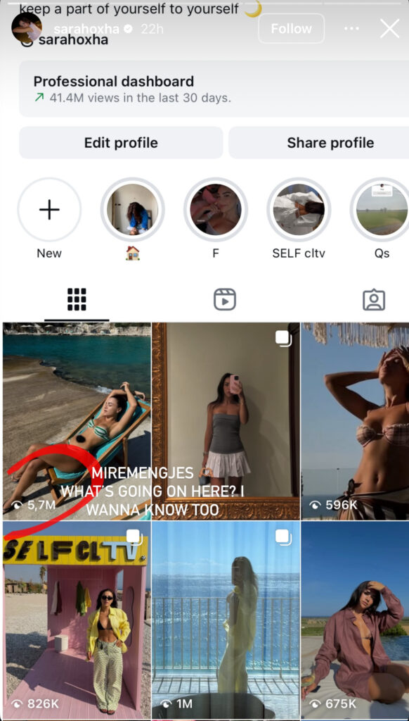 Mbi 6 milion shikime, foto nga Sara Hoxhës shpërthen në internet 1 IMG 5243