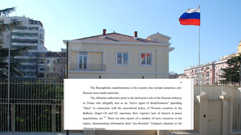 Raporti i Kremlinit: Autoritetet shqiptare rusofobe, zyrtari që "shqetësoi" ambasadën ruse në Tiranë 4 b4cdb404 7f0e 411d b953 fa837dd9476d