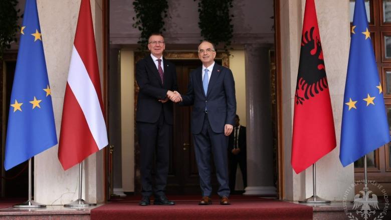 Begaj pret presidentin e Letonisë, në fokus siguria dhe mbrojtja: Provokimet e Rusisë na bashkojnë më shumë 1759420755 bajrambegaj