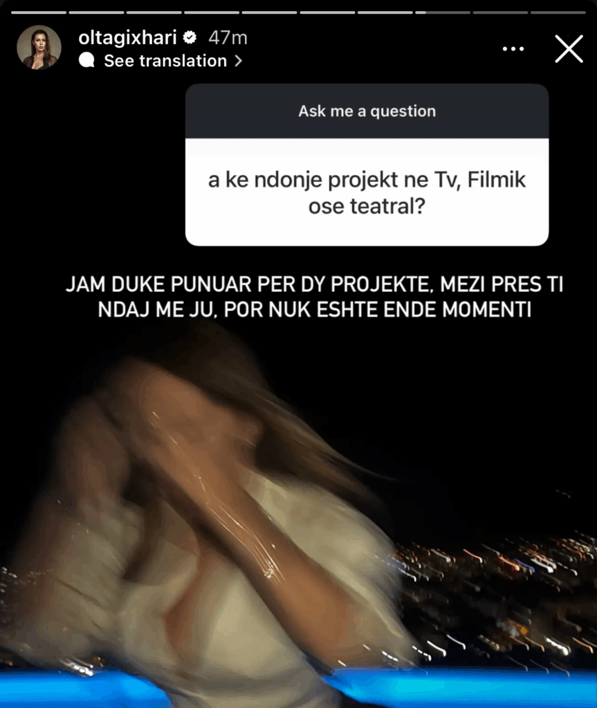 ‘Nuk është ende momenti për t’i…’/ Olta Gixhari zbulon projektet e reja 1 image 10