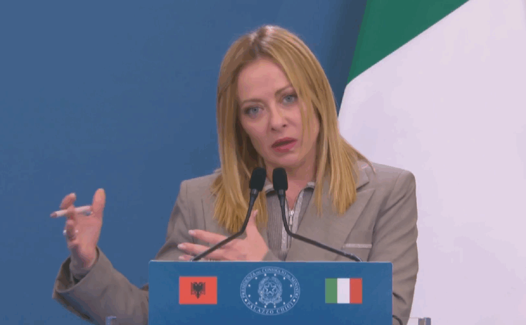 Meloni: Emigrantët, të ecim përpara, Rama: Italia mund t’i kërkojë Shqipërisë çfarë të dojë, ne do të përgjigjemi “PO” Screenshot 2025 11 13 164301