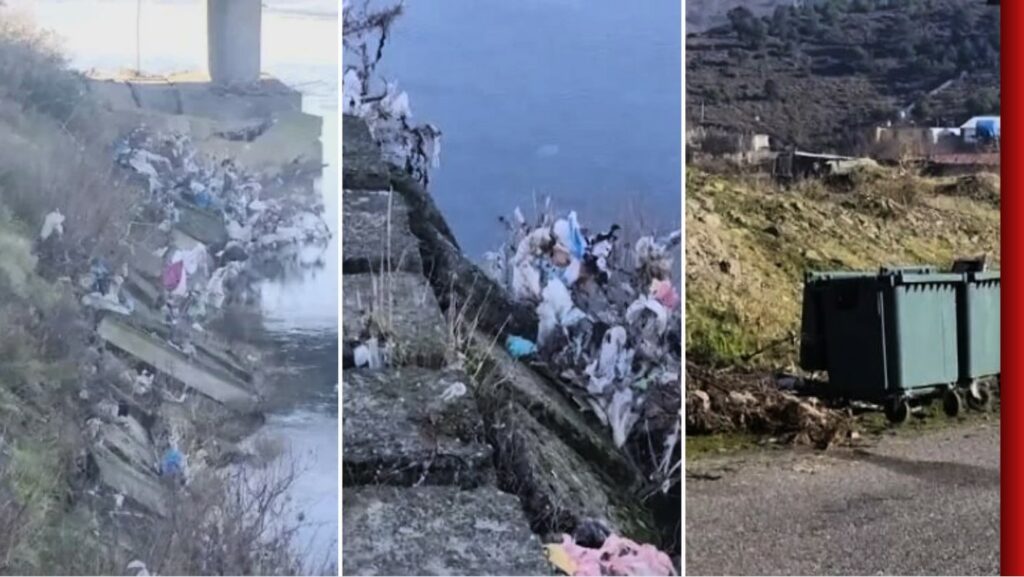 Brigjet e lumit Kir mbushen me mbetje, qytetarët e papërgjegjshëm e kthejnë në një landfill IMG 4882