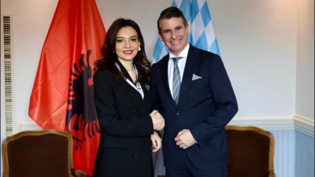 Spiropali takim me Kryeministrin bavarez dhe Ministrin për Europën, ministrja: Bavaria mbështetje për anëtarësimin e Shqipërisë në BE IMG 7944