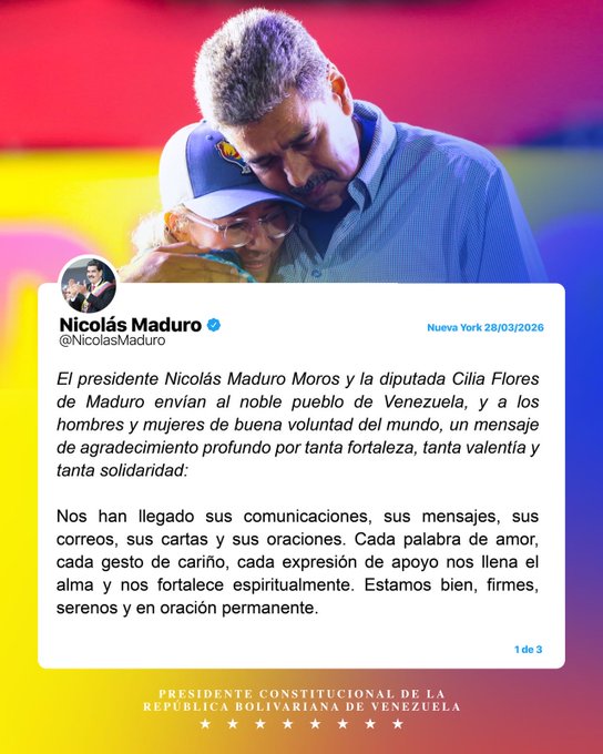 Pas arrestimit nga SHBA, reagon për herë të parë Maduro: Jemi mirë, të palëkundur dhe të qetë 1 HEiC5 Oa4AAS2BY