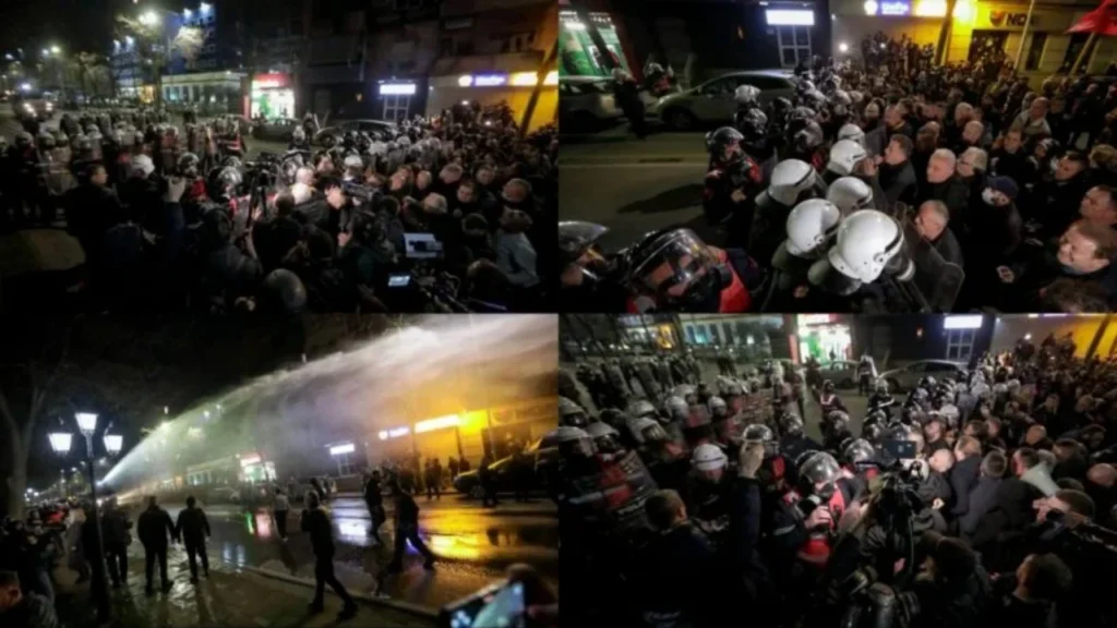 Protesta e opozitës me përleshje dhe molotovë, lirohen katër të arrestuarit, u caktohet masa e sigurisë ‘detyrim paraqitje’ IMG 8799