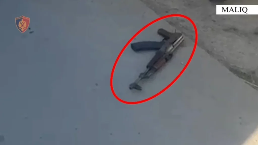 Qëllonte me kallashnikov duke terrorizuar banorët, arrestohet 40-vjeçari në Maliq IMG 9558