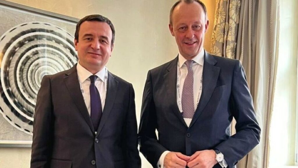 Kancelari gjerman i kërkon Albin Kurtit përparime të tjera në dialogun me Serbinë, Merz: Para jush qëndrojnë detyra sfiduese Merz
