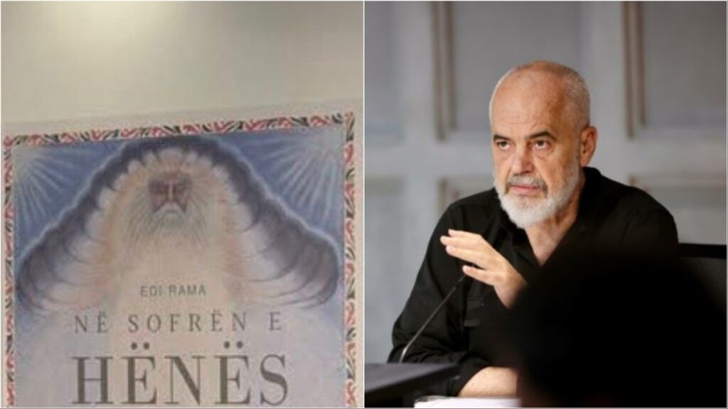 Kryeministri Rama promovon librin e tij të ri “Në sofrën e hënës” Rama libri