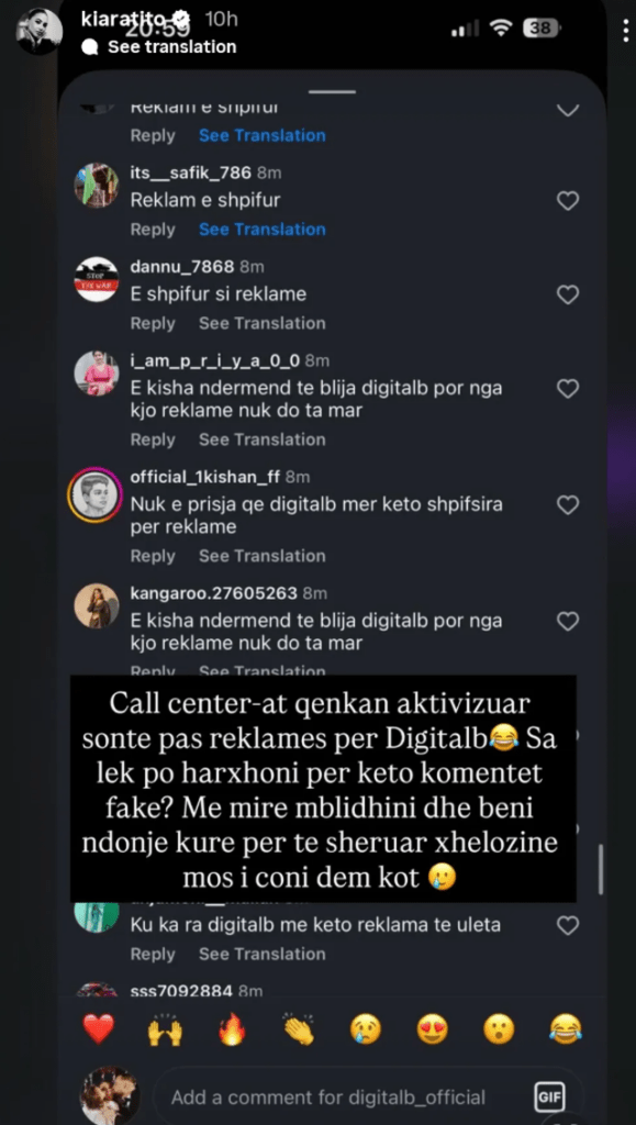 Kiara Tito nxit reagime të ashpra me reklamën e saj të fundit dhe i bën publike 1 image 20