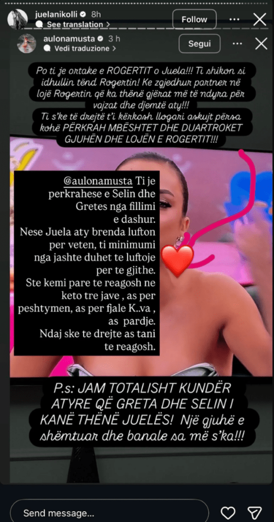 Çfarë ndodhi? Familjarët e Juelës përplasen me Aulona Mustën: Të fala… 1 image 24