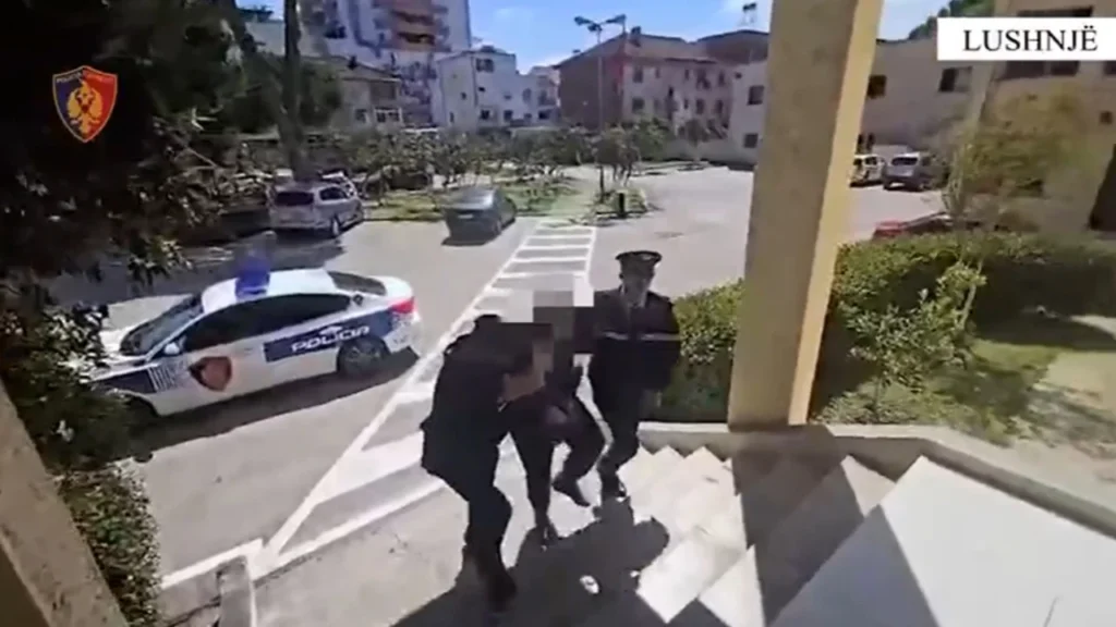 Lëvizte i armatosur në qytet, vihet në pranga 21-vjeçari në Lushnje IMG 0883