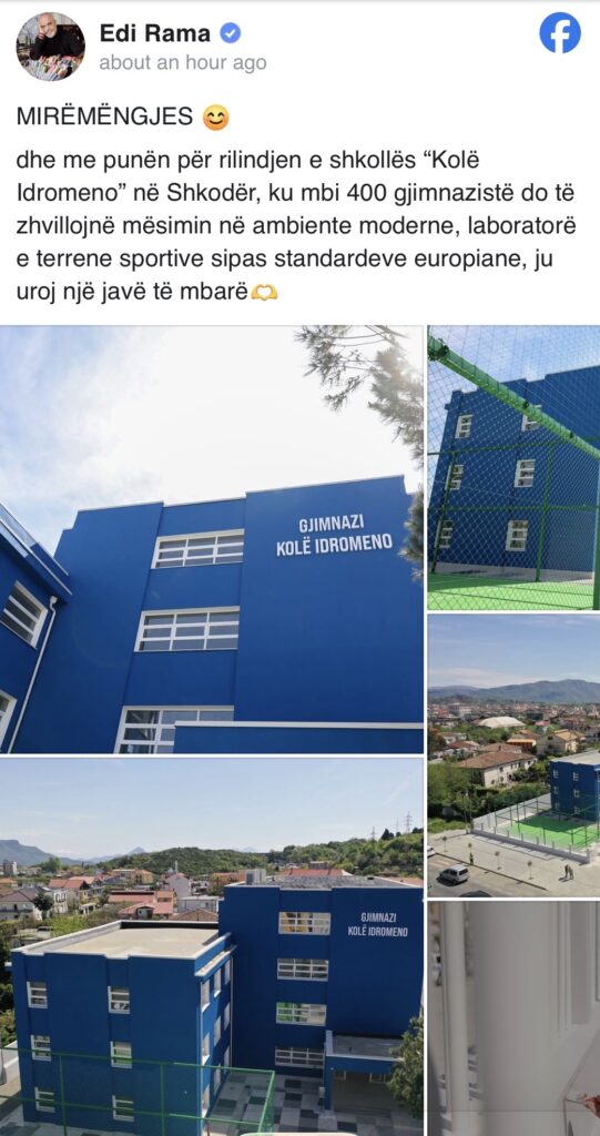 Gjimnazi “Kolë Idromeno” në Shkodër i transformuar, gati të hapë dyert për 400 nxënës 1 IMG 1057