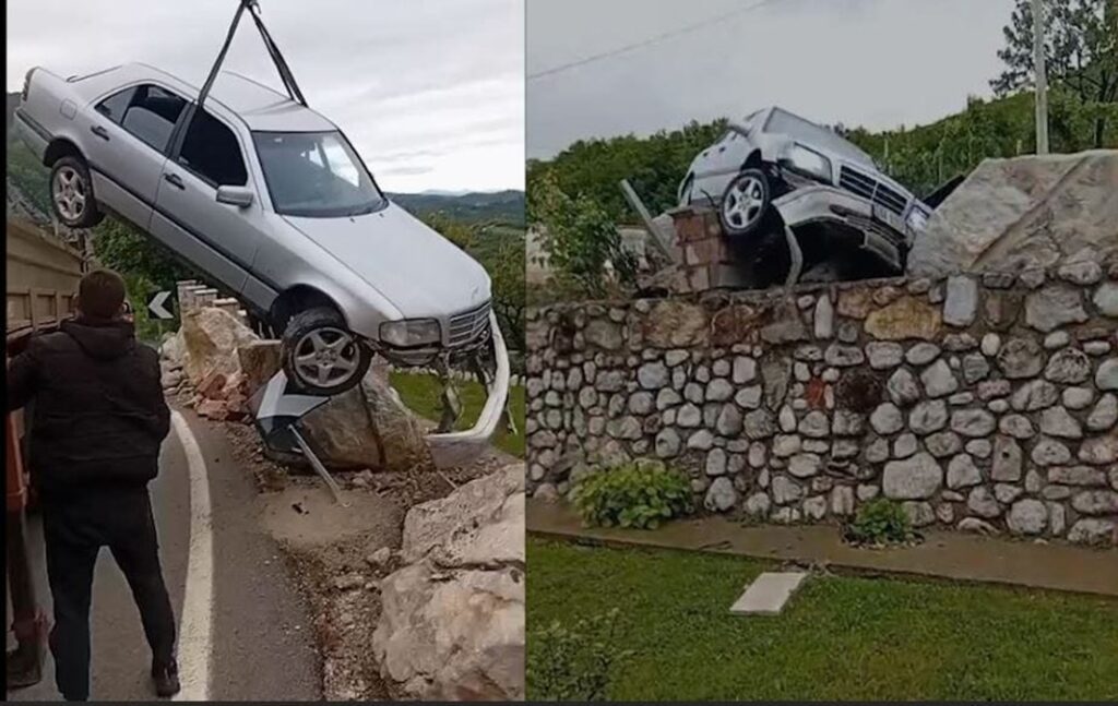 Aksident në Klos, drejtuesi i mjetit ka mbetur i lënduar aksidenti