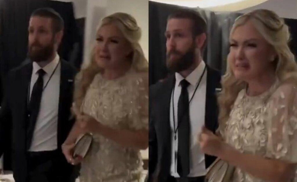 “Dua të shkoj në shtëpi”, Erica Kirk me lot në sy pas të shtënave në darkën e Trump kirk