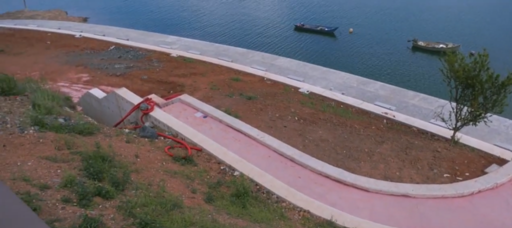 Drejt përfundimit projekti për rivitalizimin e vijës liqenore në Ulëz (Foto) 2 0001