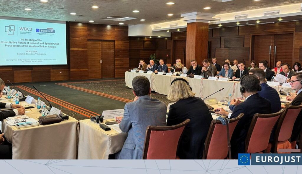 Kryeprokurorët e Ballkanit Perëndimor, kreu i SPAK Klodian Braho dhe prokurori Vladimir Mara marrin pjesë në Forumin e Sarajevës 1 4