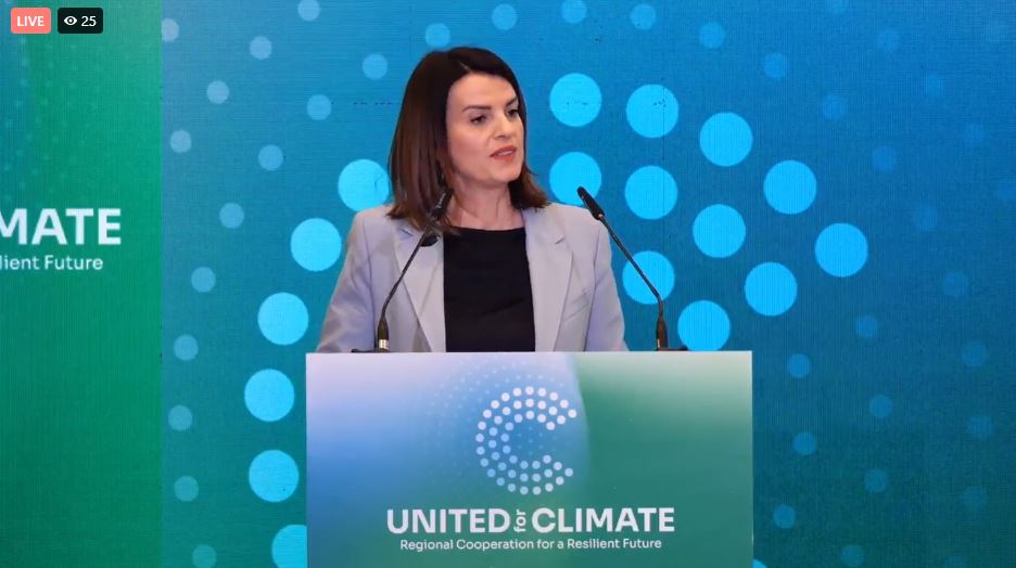 Albana Koçiu në konferencën për klimën: Pyetja nuk është a jemi të bashkuar IMG 2519
