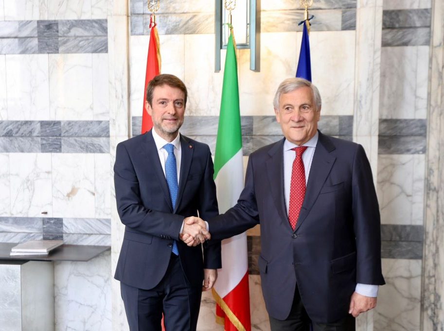 Hoxha pritet nga Tajani: Italia, mbështetëse e fortë e integrimit evropian të Shqipërisë IMG 4245