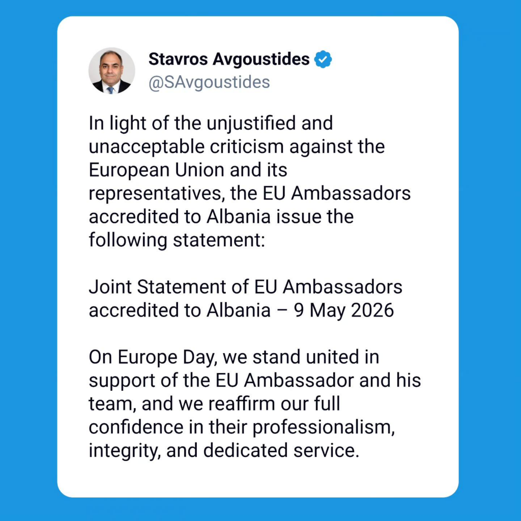 Sulmoi Gonzato-n, ambasadorët e vendeve të BE, i përgjigjen Sali Berishës: Mbështesim profesionalizmin e kolegut tonë 1 image 12