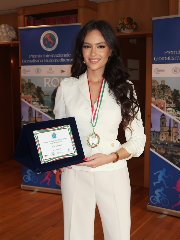 Moment krenarie, Eva Murati nderohet me medaljen e veçantë në Romë 1 image 30