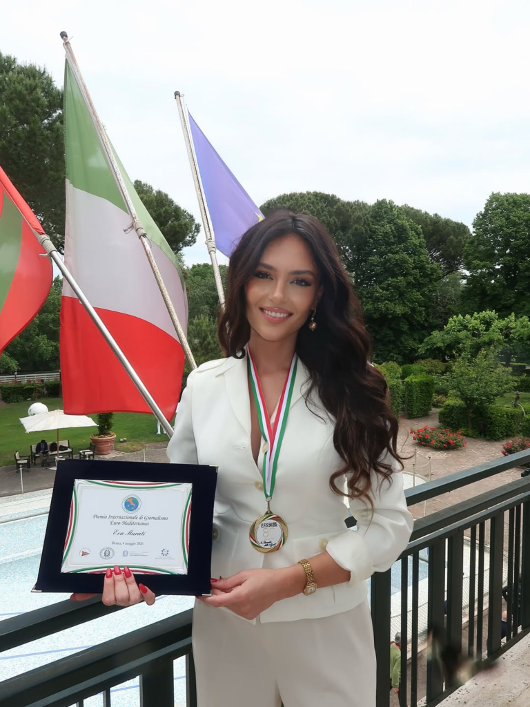 Moment krenarie, Eva Murati nderohet me medaljen e veçantë në Romë 2 image 31