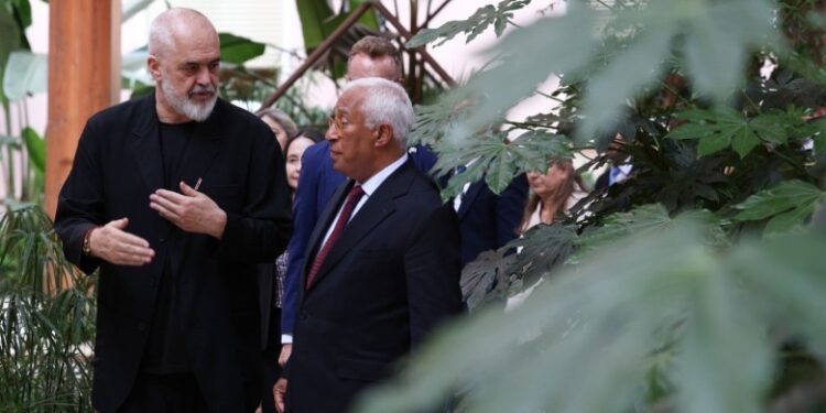 Antonio Costa pas vizitës në Tiranë: Përshëndes përpjekjet e Shqipërisë dhe Ramës për anëtarësimin e vendit në BE IMG 4540