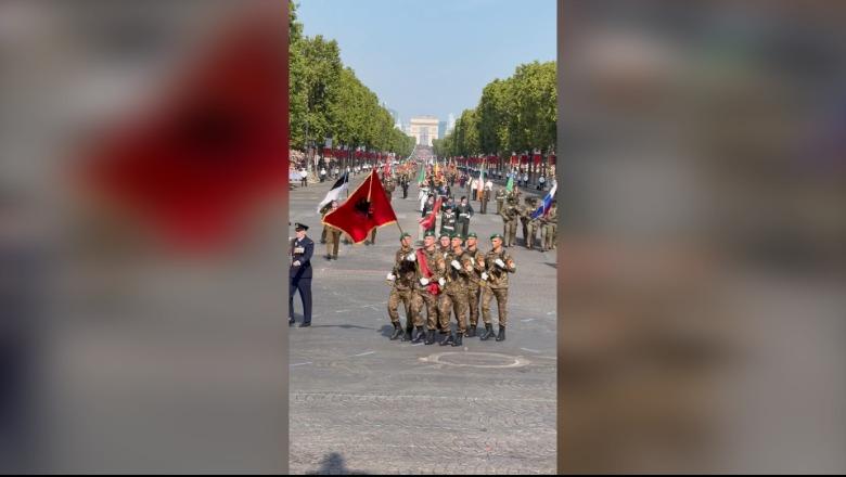 Rama në paradën ushtarake në Paris, valëvitet flamuri shqiptar në Champs-Élysées 1784018947 parada