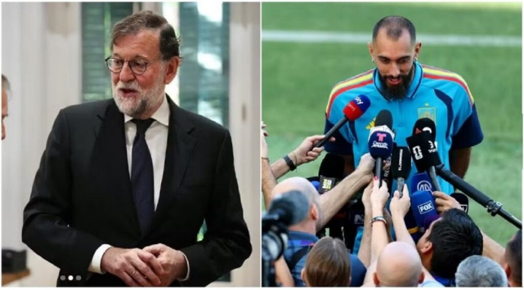 mariano rajoy ex primeiro ministro espanhol e borja iglesias da espanha