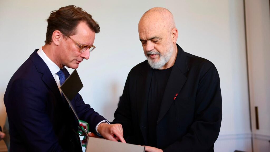 Rama në Gjermani, fokus bashkëpunimi me Nordrhein-Westfalen dhe integrimi europian rama 1 sd 1