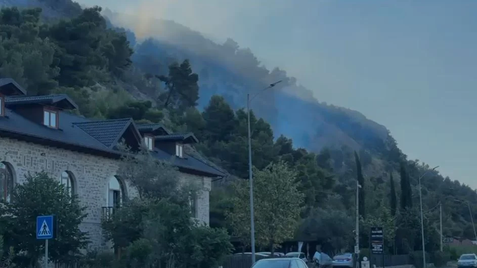 Zjarri në malin e Shëngjinit drejt shuarjes, situata paraqitet nën kontroll pas ndërhyrjes gjatë natës zjarr shuhet